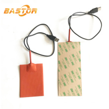 china manufacturers 12v heating element electric silicone rubber usb heater pad